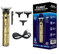 Професійний тример для гоління і стайлінгу бороди та вусів Kemei КМ-700, стрижки голови акумуляторний V&A