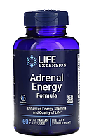 Life Extension, Adrenal Energy Formula, поддержка надпочечников 60 растительных капсул