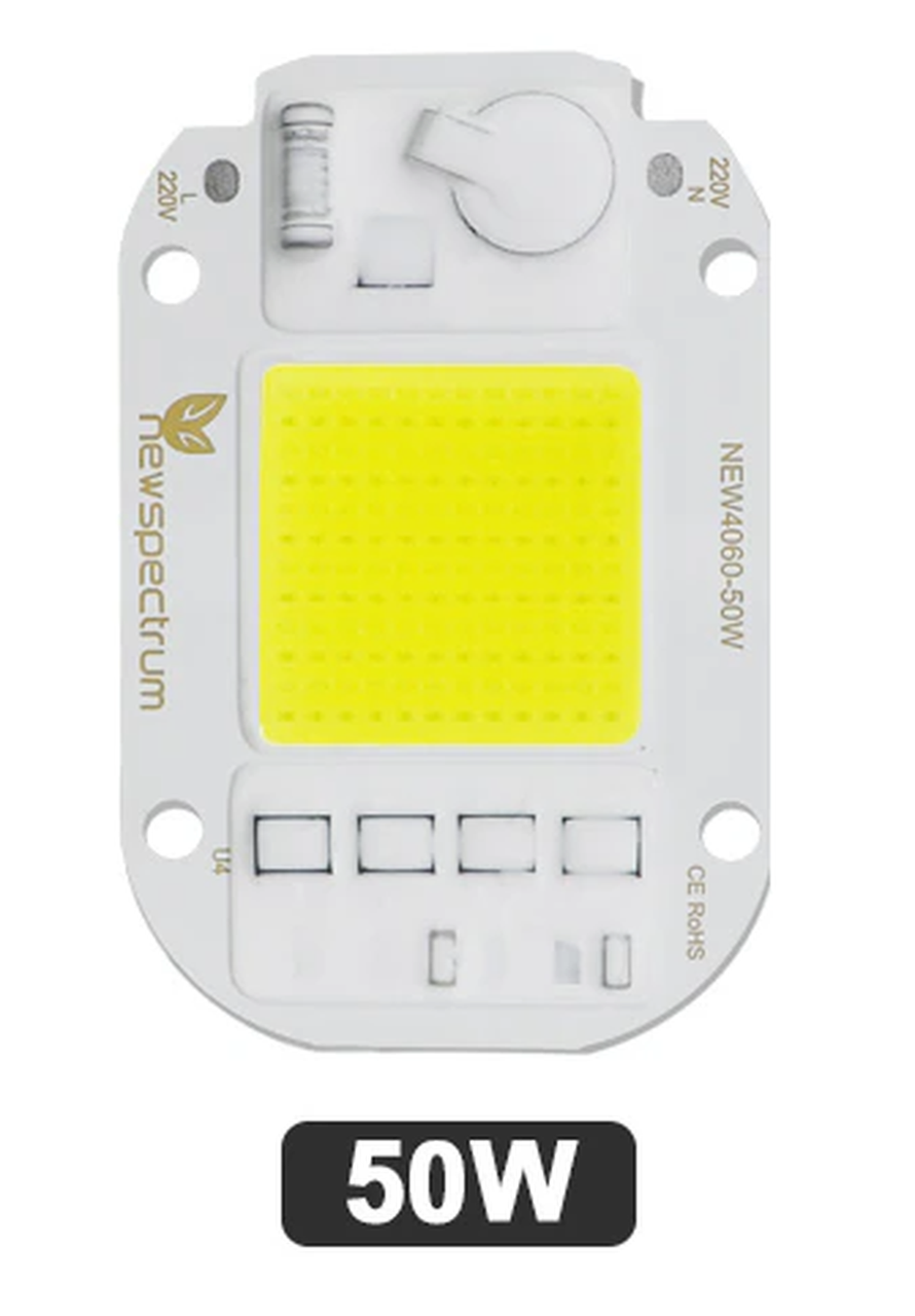 №9 LEd Smart IC 50w 6000K Newspectrum Светодиод 50 ватт 220 вольт (1,4мм. база) світлодіодна матриця 50w