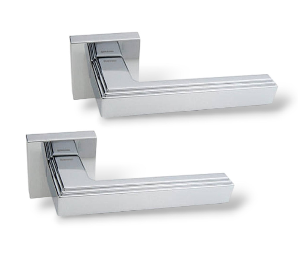 Дверні ручки на міжкімнатні/ вхідні двері FORME Alila 293Q C01 хром полірований, фото 1