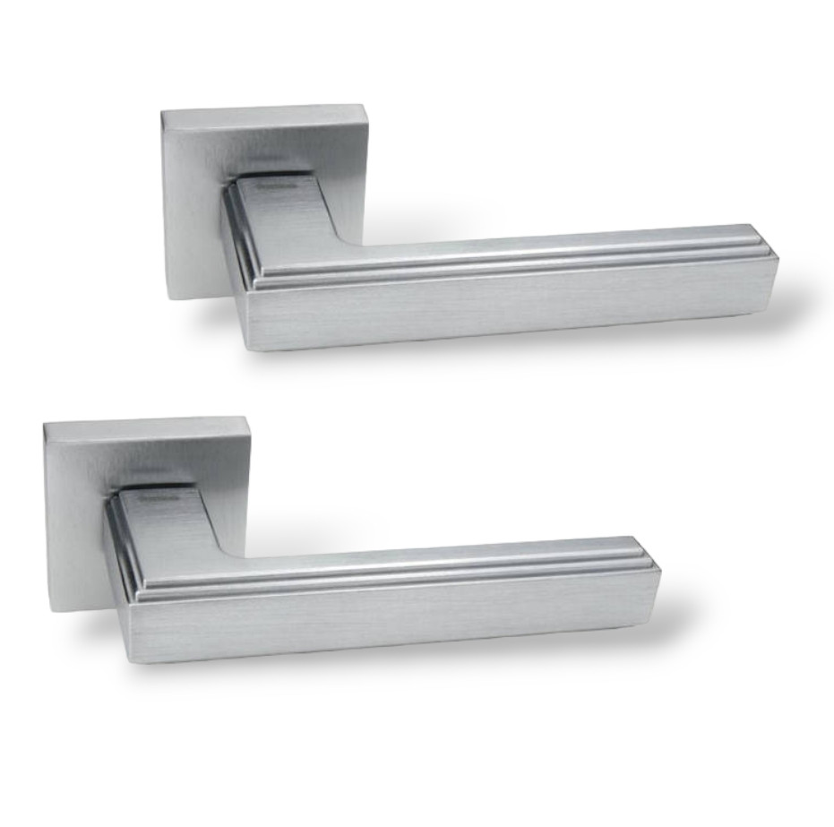Дверні ручки на міжкімнатні/ вхідні двері FORME Alila 293Q C02 хром матовий, фото 1