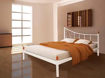 Ліжко металеве Каліпсо з полімерним покриттям Метал-дизайн (180х200 см)