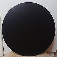 Усиленная подложка Черная из ДВП толщина 3мм, диаметр 25см