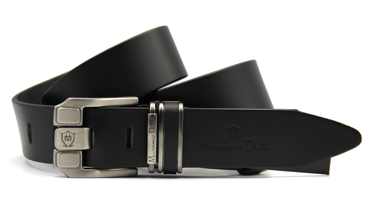 Чоловічий Ремінь Massimo Dutti натуральна шкіра, фото 1