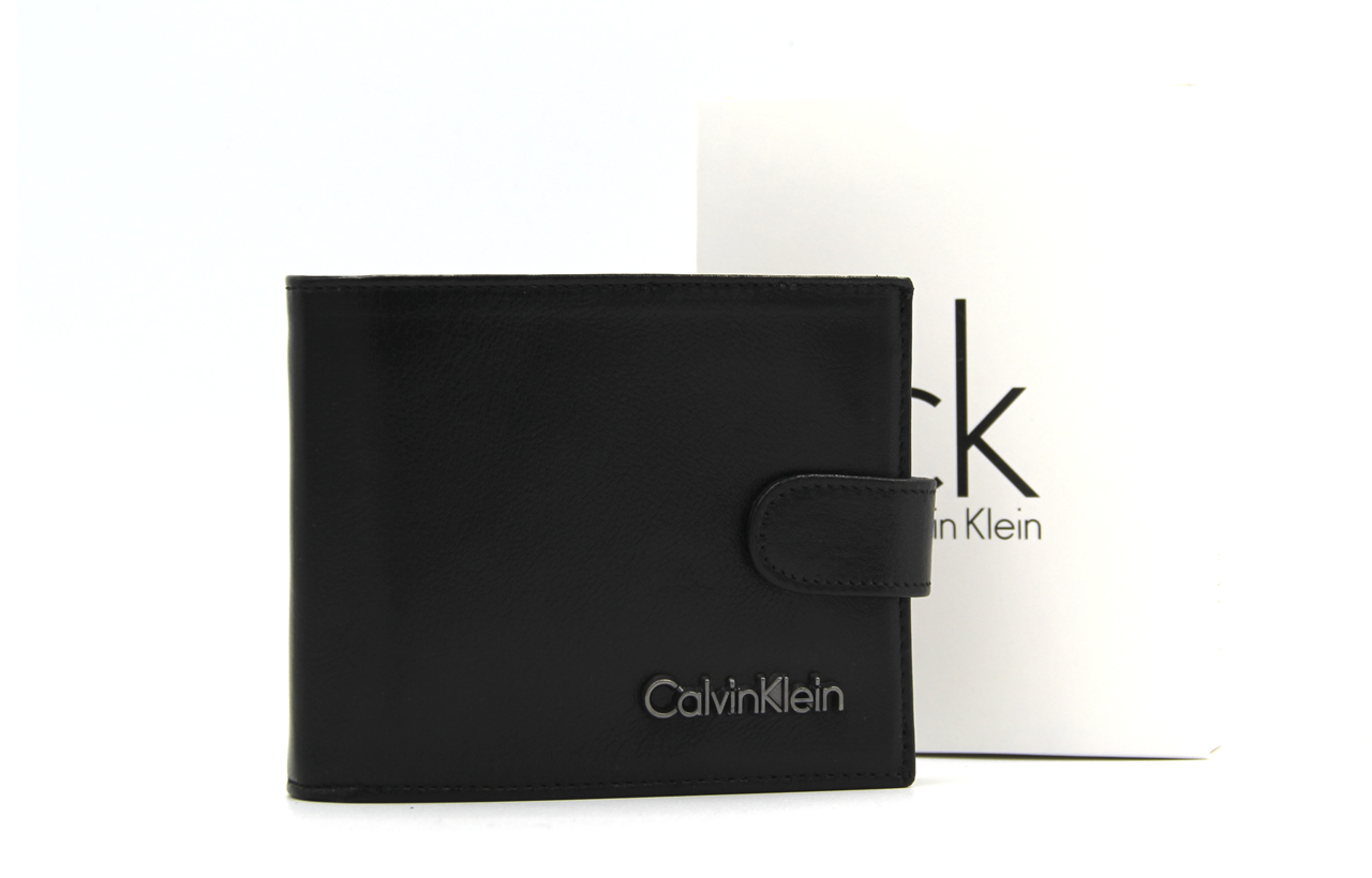 Гаманець чоловічий Шкіряний Calvin Klein у подарунковій Упаковці