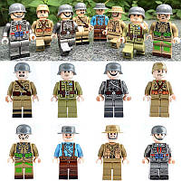 Минифигурки Интернациональных спецназовцев военные солдаты BrickArms SWAT для Лего Lego