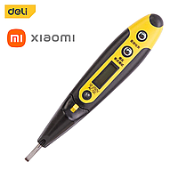 Индикаторная отвертка детектор напряжения Xiaomi Deli (AC/DC 12-240В) Код:MS05