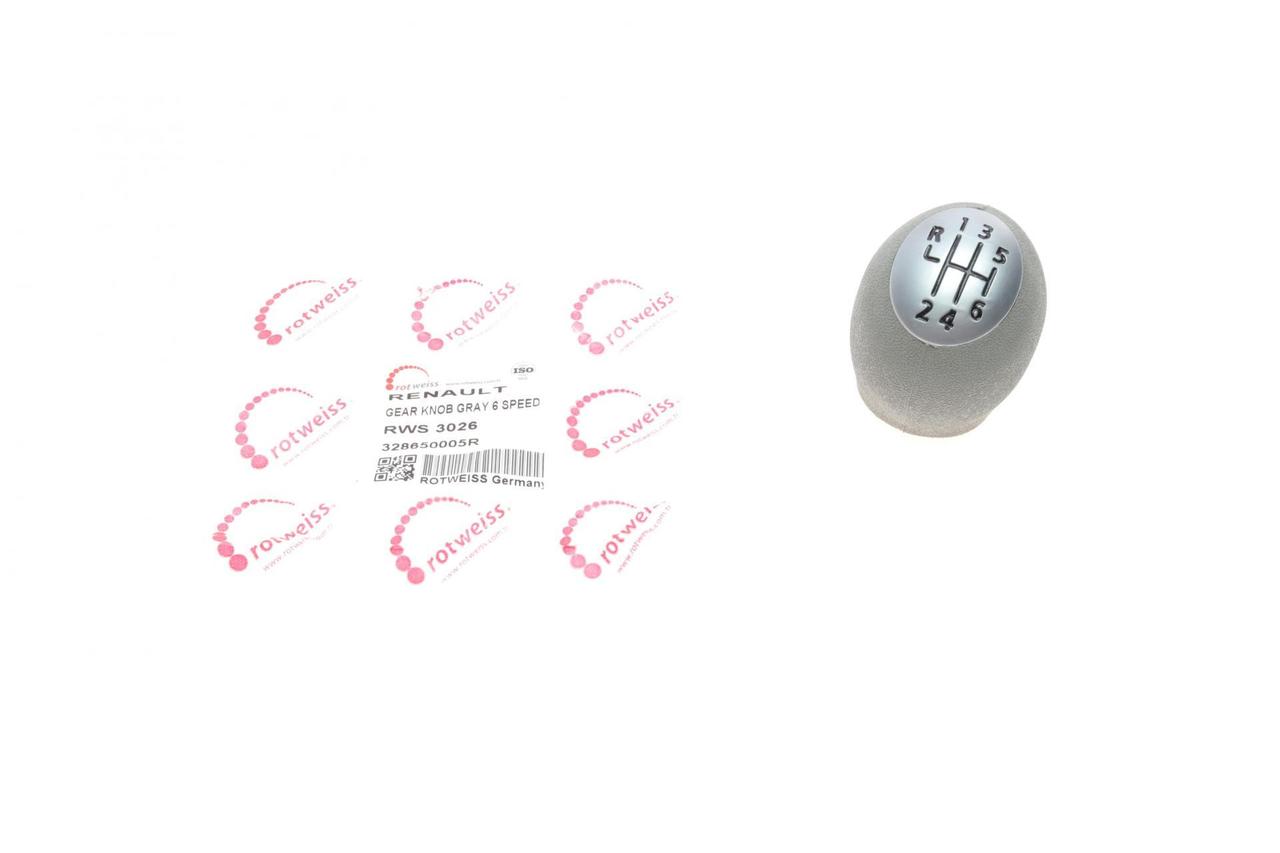 Рукоятка важеля КПП Renault Megane 08-/ Scenic 09- (1-6, R)