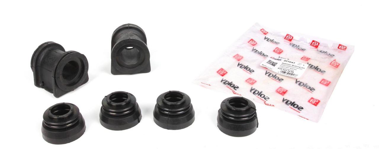 Ремкомплект переднього стабілізатора Mercedes Vito (W639) 09- (d=26 мм) (з пильниками) Solgy 201043