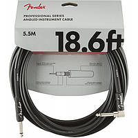 Инструментальный кабель Fender Cable Professional Series 18.6' 5.5 m Angled Black