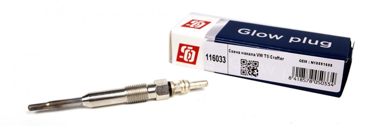 Свічка розжарювання VW T5 / Crafter (7V) (M10x1 mm)