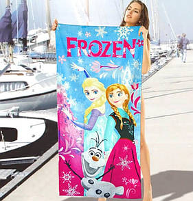 Рушник для дівчаток від бренду Shamrock з лого Frozen