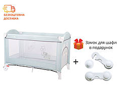 Ліжко-манеж FreeON Balloon elephant Dusty Mint