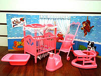 Мебель для куклы Детская комната Gloria 9409
