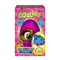 Набор креативного творчества Яйцо большое Cool Egg Danko Toys CE-01-01 розовый