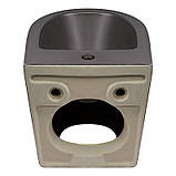 Біде підвісне Qtap Robin 495х370х325 Matt black QT1355046FMB, фото 4