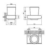 Стакан Qtap Sklenka 6102103C, фото 2