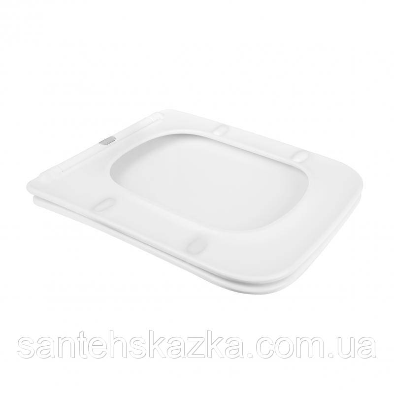 Унитаз-компакт Qtap Kalao безободковый с сиденьем Soft-close QT08221213AW - фото 7 - id-p1481912480