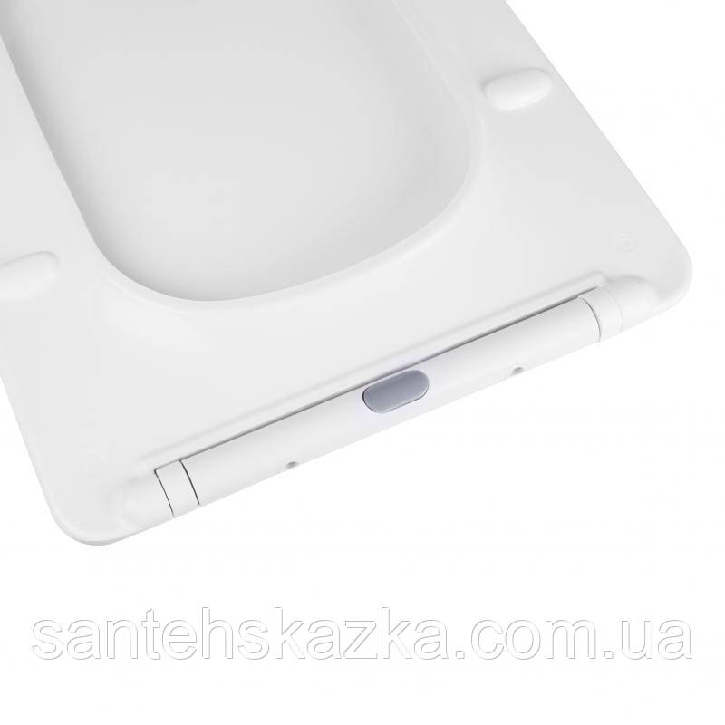 Унитаз-компакт Qtap Kalao безободковый с сиденьем Soft-close QT08221213AW - фото 8 - id-p1481912480