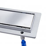 Трап Qtap Dry Tile304-600 лінійний з сухим затвором під плитку 600 мм, фото 3