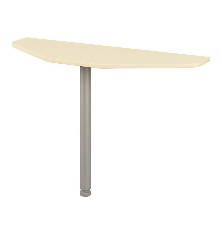 Приставний елемент до столів Прайм P1.36.12 ніжка метал стільниця ДСП 450х1200 мм (MConcept-ТМ)