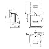 Тримач для туалетного паперу Qtap Liberty BLM 1151, фото 2