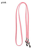 Шнурок шнур веревка для очков экокожа 70 см розовый