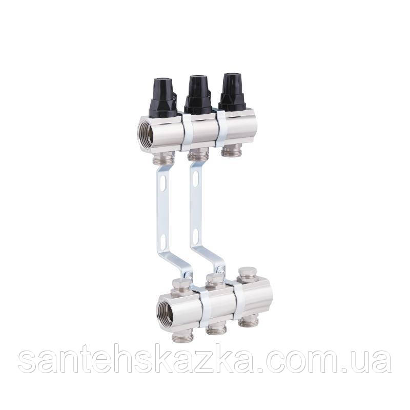 Колектор SD Forte 1" 3 виходи SF002W3, фото 1