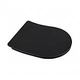 Унітаз підвісний Qtap Scorpio безободковый з сидінням Soft-close QT1433053ERMB, фото 7