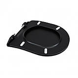 Унітаз підвісний Qtap Scorpio безободковый з сидінням Soft-close QT1433053ERMB, фото 8