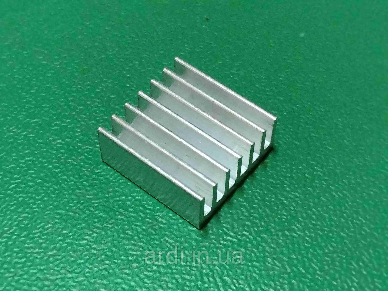 Радіатор алюмінієвий 14 х 14 x 6 мм
