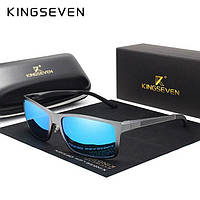 Мужские поляризационные солнцезащитные очки KINGSEVEN N7021 Gun Blue