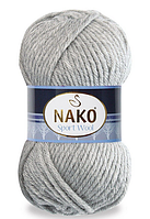 Пряжа Sport Wool-195 сірий