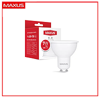 LED лампа MAXUS MR16 7W 4100K 220V GU10 (1-LED-720)