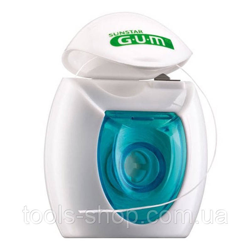 Зубна нитка GUM Original White Floss вощена з фторидом, 30 м, фото 1