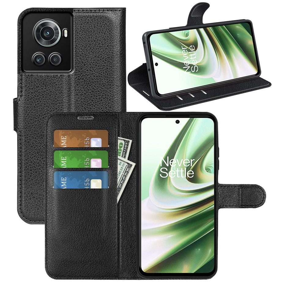 Чохол-книжка Litchie Wallet для OnePlus Ace / 10R Black, фото 1