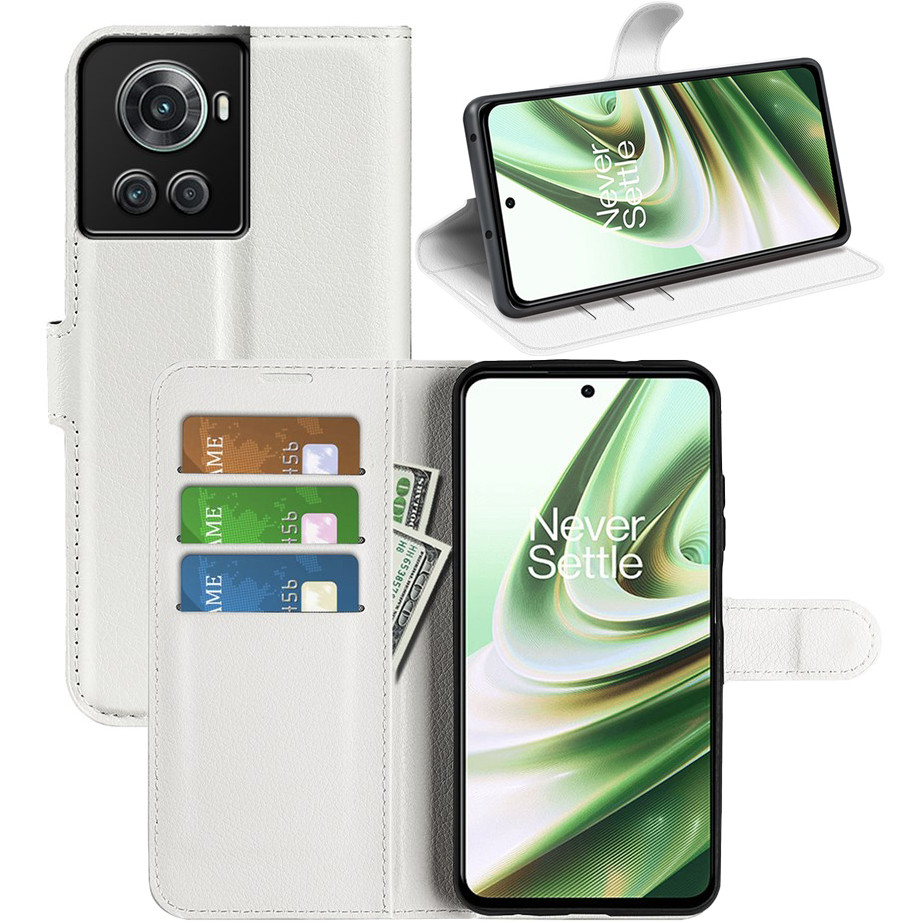 Чохол-книжка Litchie Wallet для OnePlus Ace / 10R White, фото 1