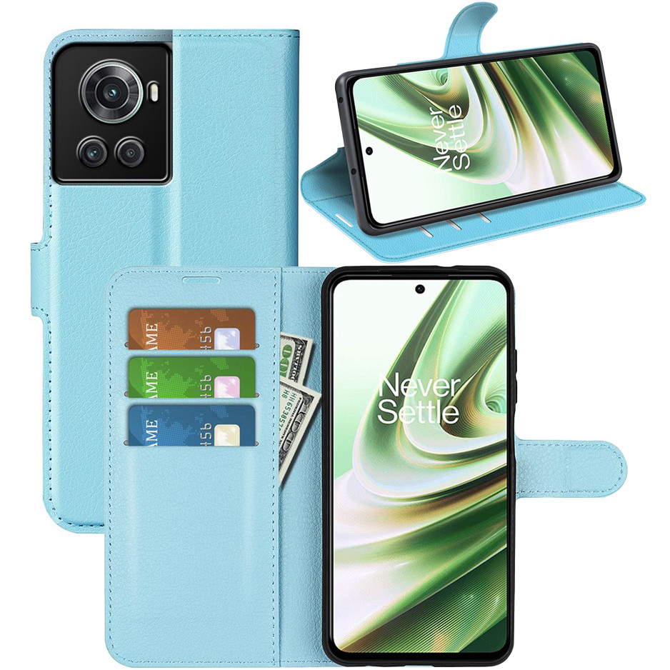 Чохол-книжка Litchie Wallet для OnePlus Ace / 10R Light Blue, фото 1