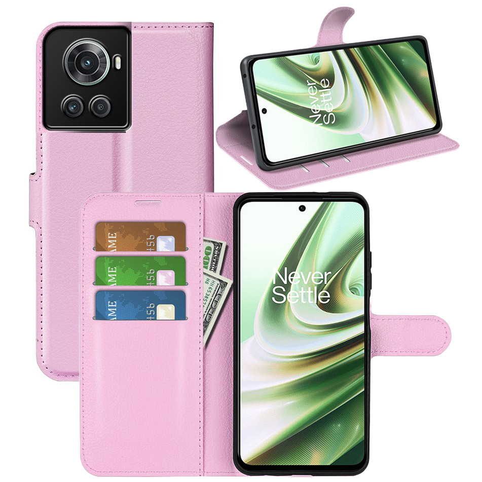 Чохол-книжка Litchie Wallet для OnePlus Ace / 10R Light Pink, фото 1
