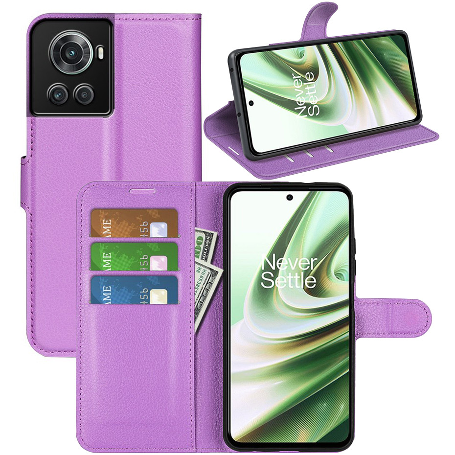 Чохол-книжка Litchie Wallet для OnePlus Ace / 10R Violet, фото 1