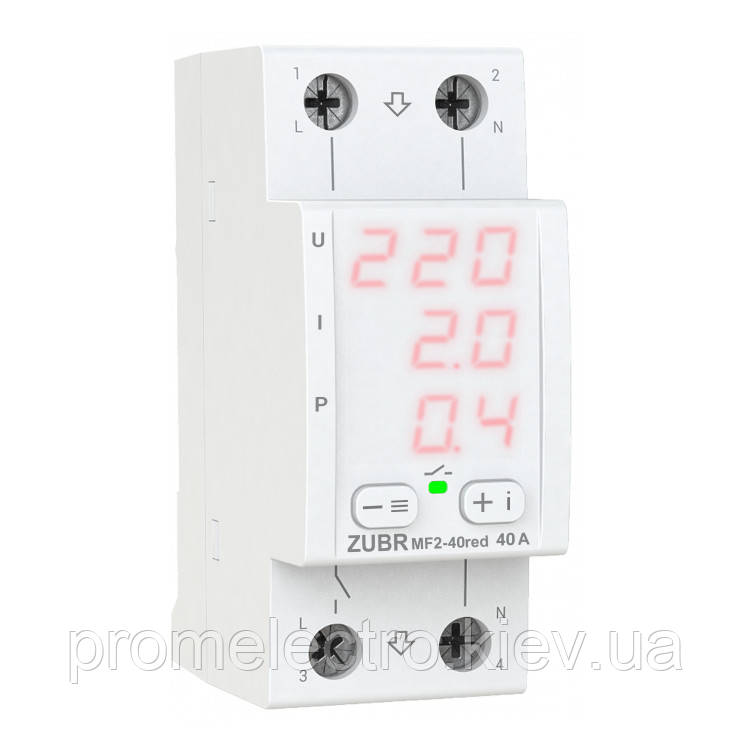 Мультифункціональне реле ZUBR MF2-40 red