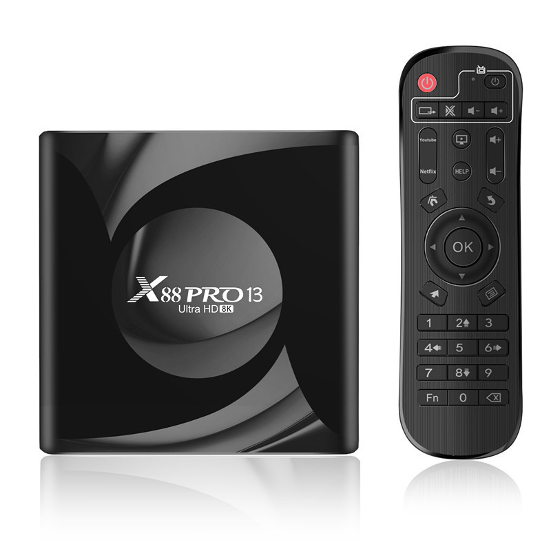 Смарт приставка X88 Pro 13 4/64 Android 13, WIFI 6 TV BOX ( з налаштуваннями)