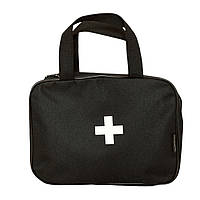 Сумка футляр для аптечки цивільного призначення чорного кольору