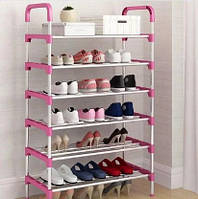 Полка для обуви Shoe Rack на 6 ярусов для дома, Стойка для хранения обуви