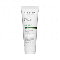 Скраб із деревинною целюлозою Wood Pulp Scrub Line Repair Nutrient Christina 75 мл
