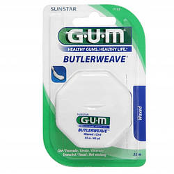 Зубна нитка GUM Butlere Waxed вощена 55 м