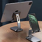 Тримач для телефону Essager Knight Foldable Desk Mobile Phone Holder Stand Black, фото 4
