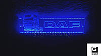 Світлодіодна табличка для вантажівки DAF синього кольору