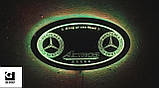Led RGB дзеркало у спальник для вантажівки з логотипом Mercedes-Benz Actros, фото 4