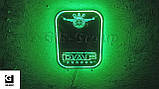 Led RGB дзеркало у спальник для вантажівки з логотипом DAF, фото 3